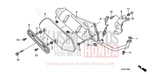 EXHAUST MUFFLER PES1257 de 2007